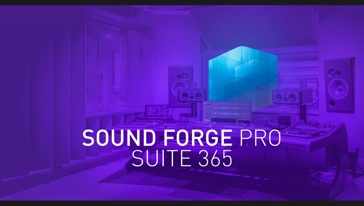 SOUND FORGE Pro Suite 365