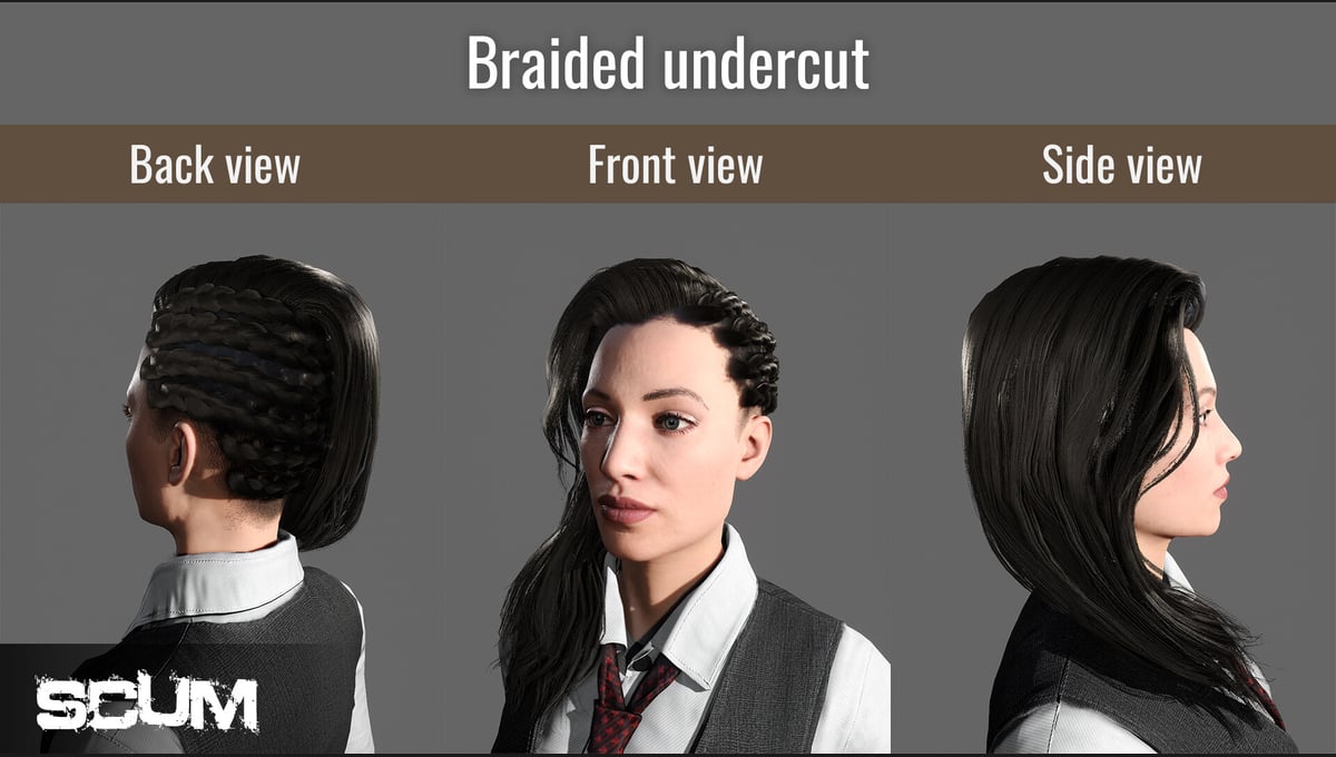 SCUM Female Hair Pack thumbnail 6