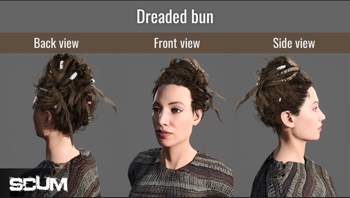 SCUM Female Hair Pack thumbnail 9