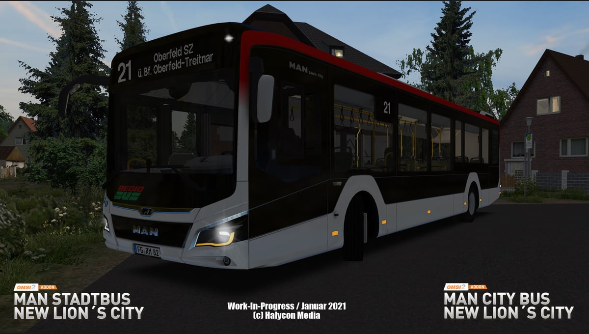 OMSI 2 Add-on MAN Stadtbus New Lion's City thumbnail 2