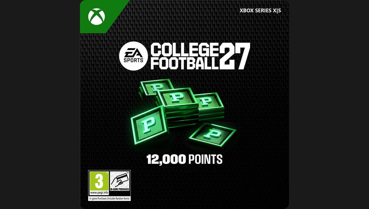 EA SPORTS™ COLLEGE FOOTBALL 27 12,000 POINTS PACK