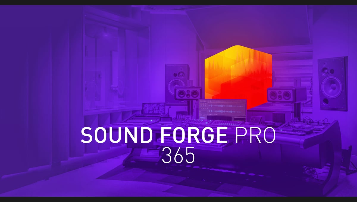 SOUND FORGE Pro 365