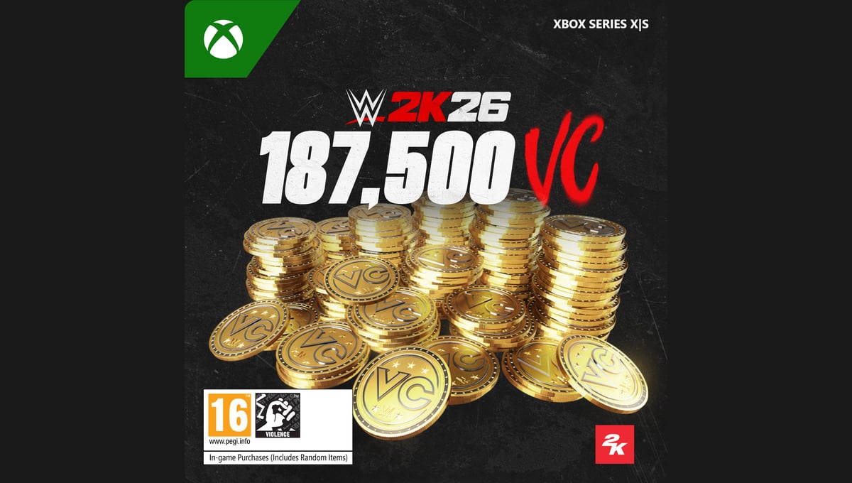 WWE 2K26 187,500 Virtual Currency Pack