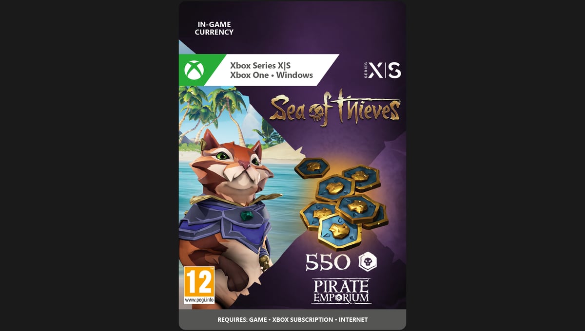Sea of Thieves Castaway’s Ancient Coin Pack – 550 Coins