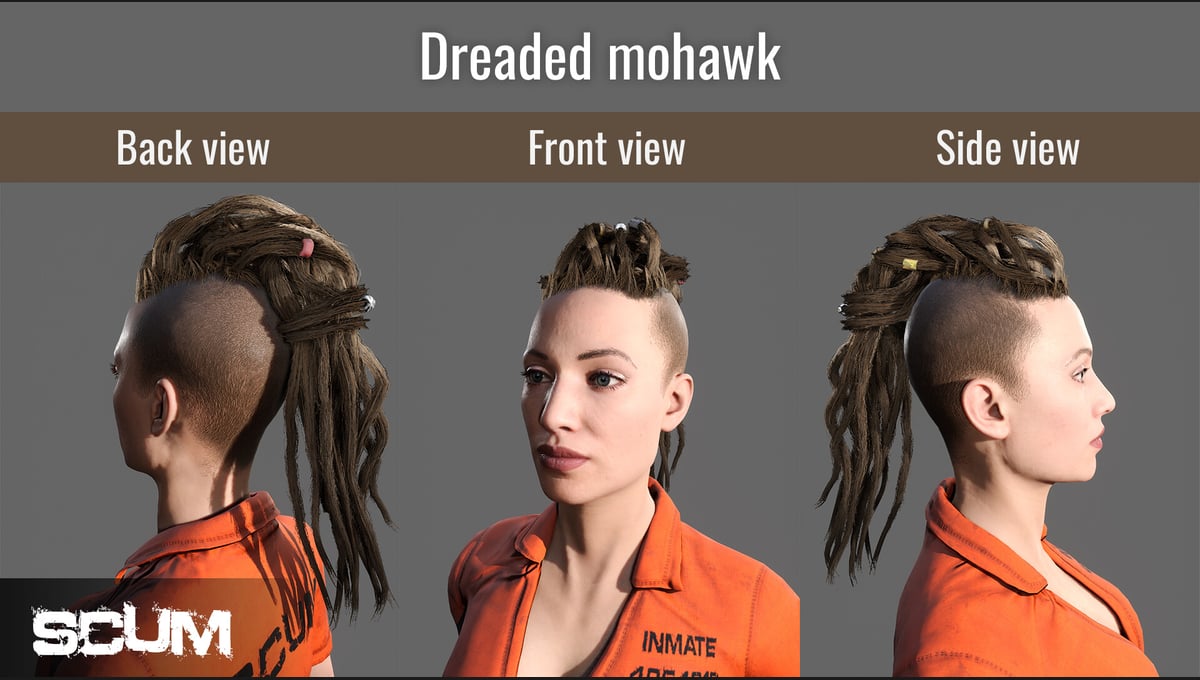 SCUM Female Hair Pack thumbnail 7