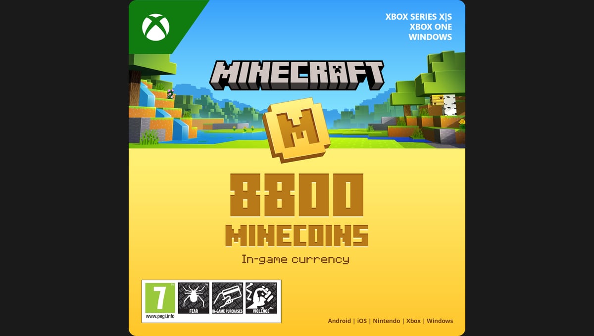 Minecraft Minecoins: 8800 Coins thumbnail 2