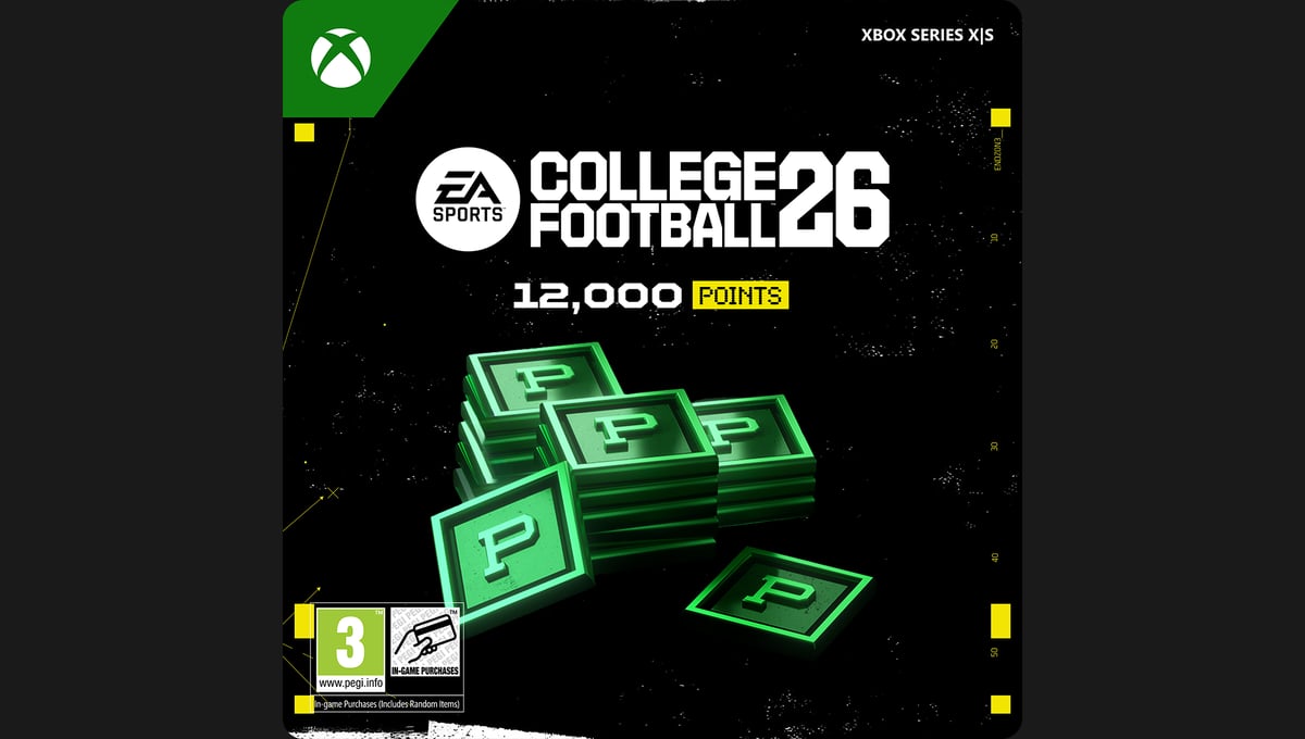 EA SPORTS™ COLLEGE FOOTBALL 26 12,000 POINTS PACK