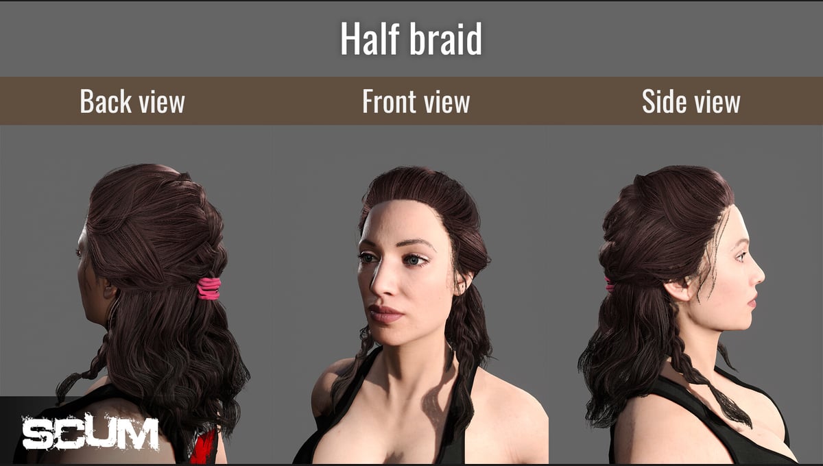 SCUM Female Hair Pack thumbnail 2