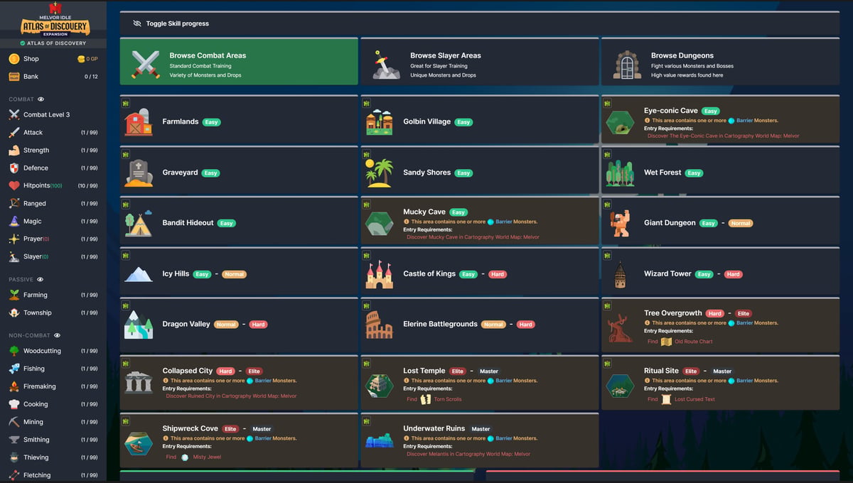 Melvor Idle: Atlas of Discovery thumbnail 7
