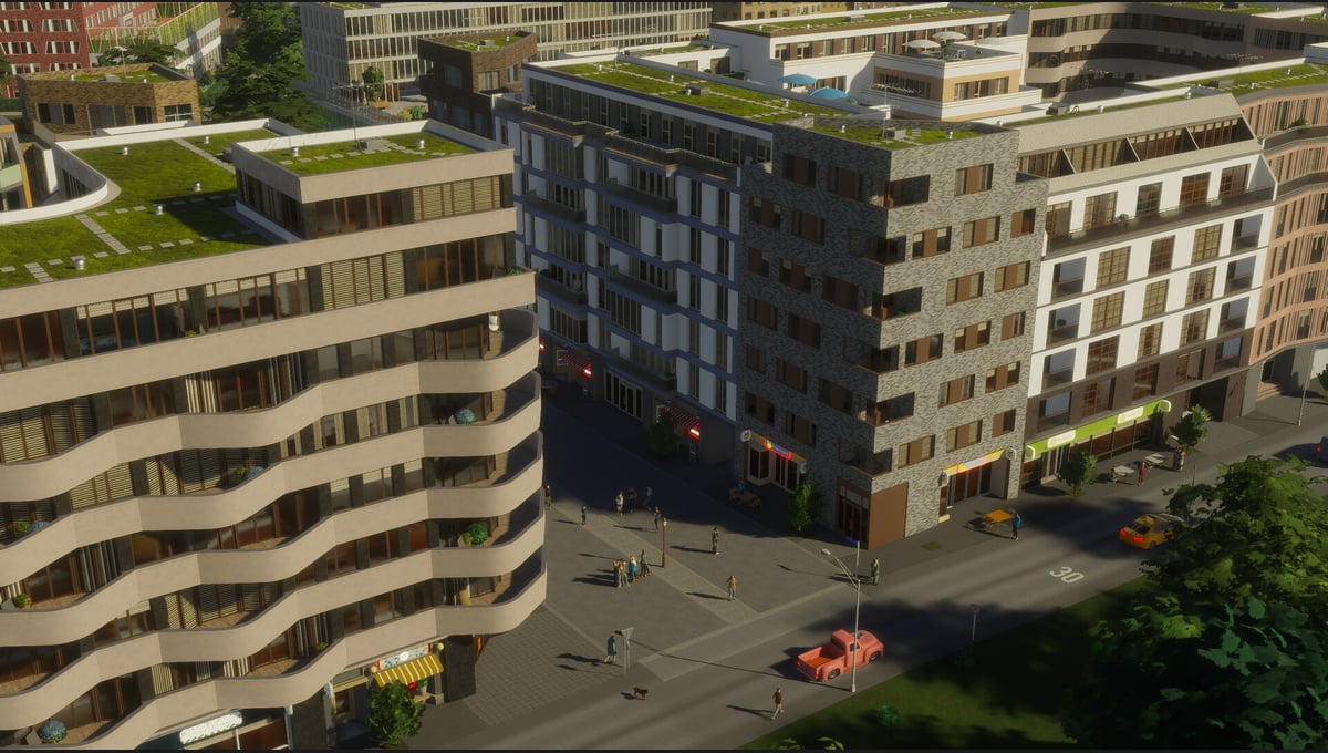 Cities: Skylines II - Creator Pack: Urban Promenades thumbnail 6