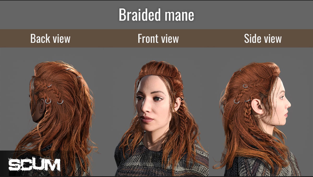 SCUM Female Hair Pack thumbnail 14