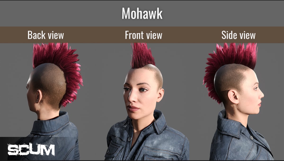 SCUM Female Hair Pack thumbnail 5