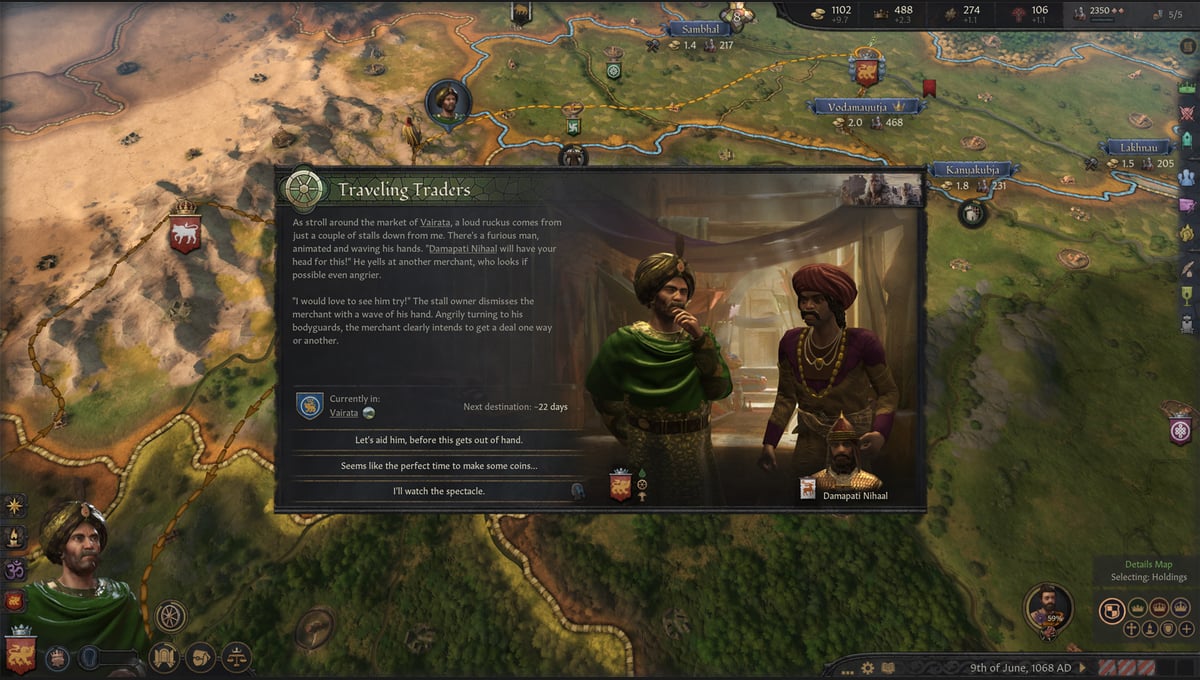 Crusader Kings III: Wandering Nobles thumbnail 8