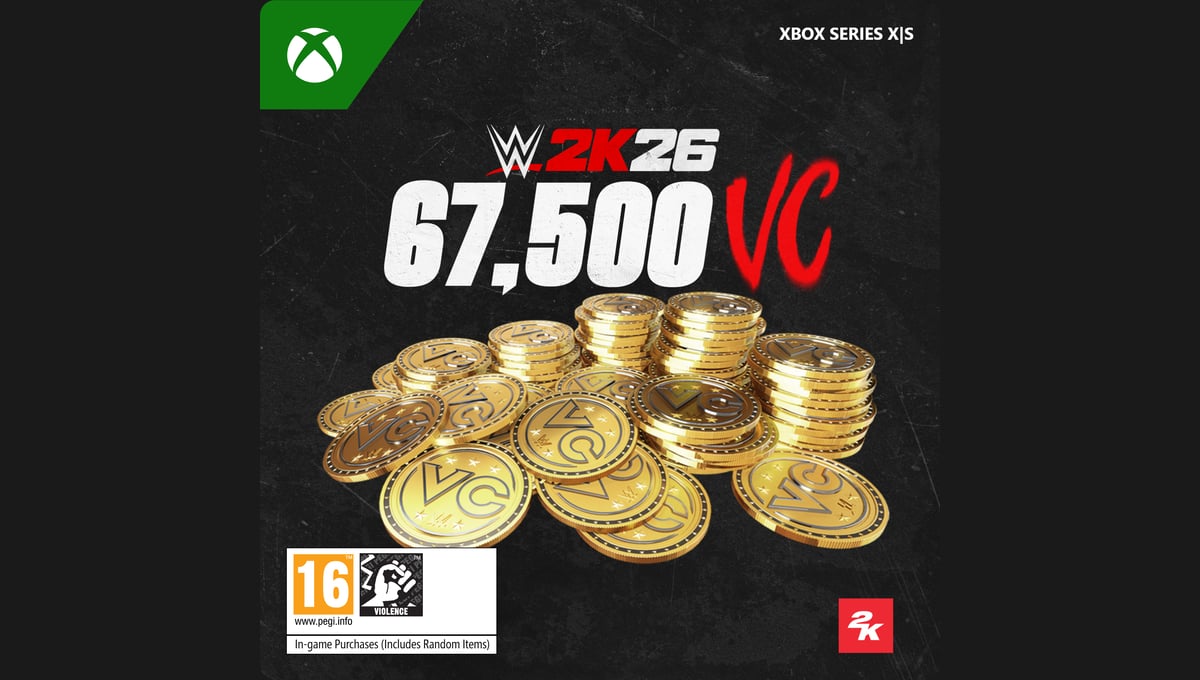 WWE 2K26 67,500 Virtual Currency Pack