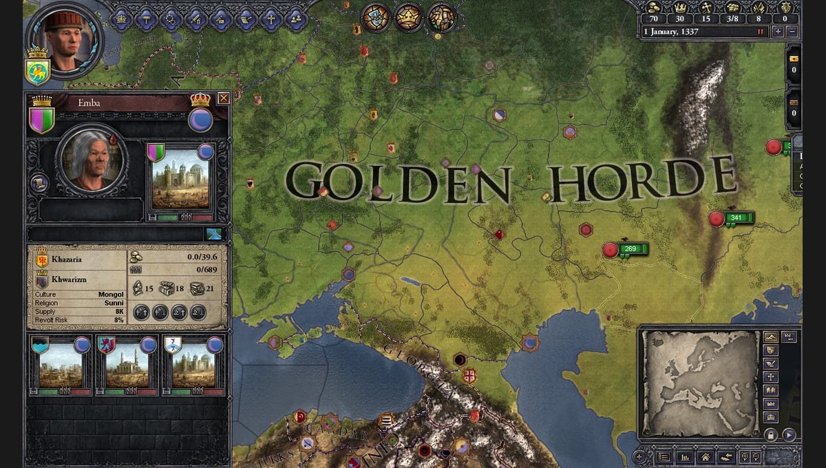 Crusader Kings II: Mongol Faces