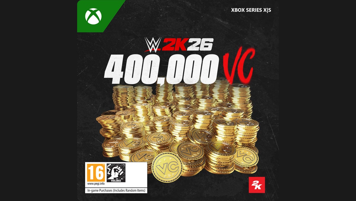 WWE 2K26 400,000 Virtual Currency Pack