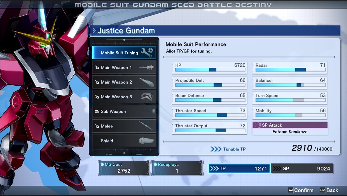 MOBILE SUIT GUNDAM SEED BATTLE DESTINY REMASTERED thumbnail 9