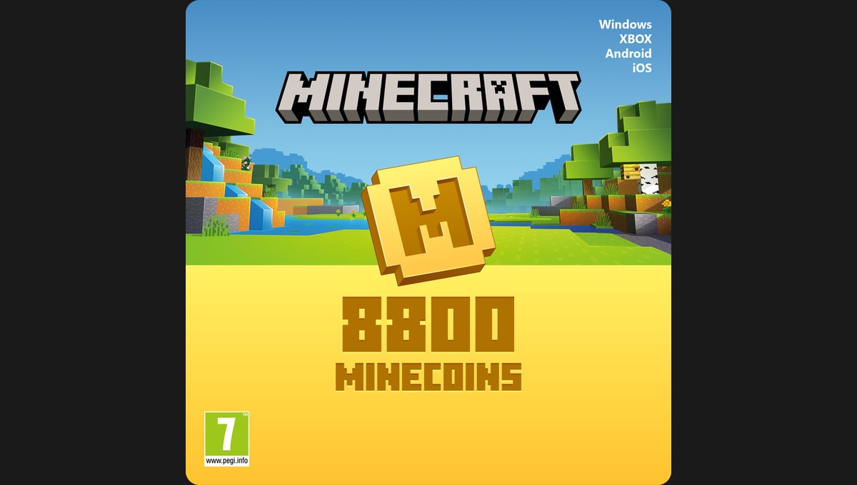 Minecraft Minecoins: 8800 Coins