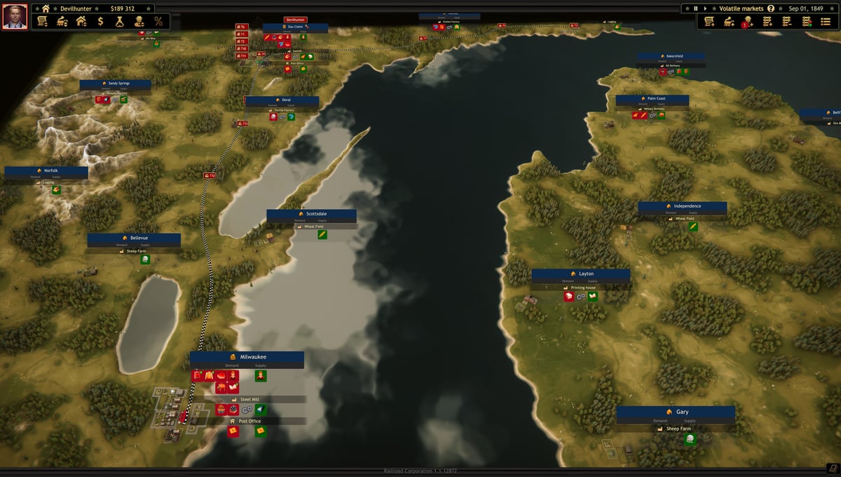 Railroad Corporation - Volatile Markets DLC