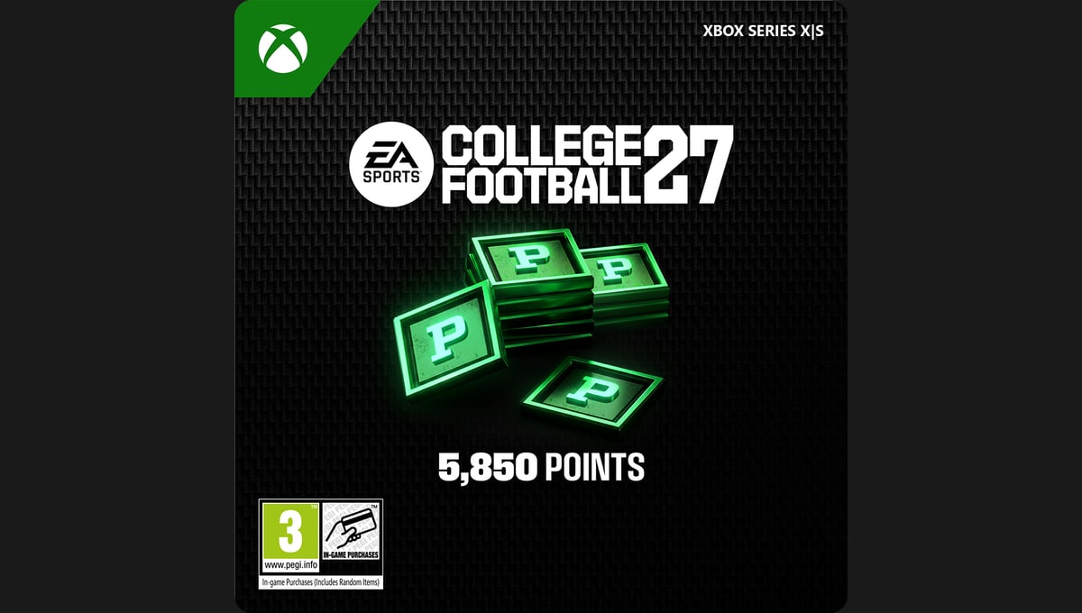 EA SPORTS™ COLLEGE FOOTBALL 27 5,850 POINTS PACK