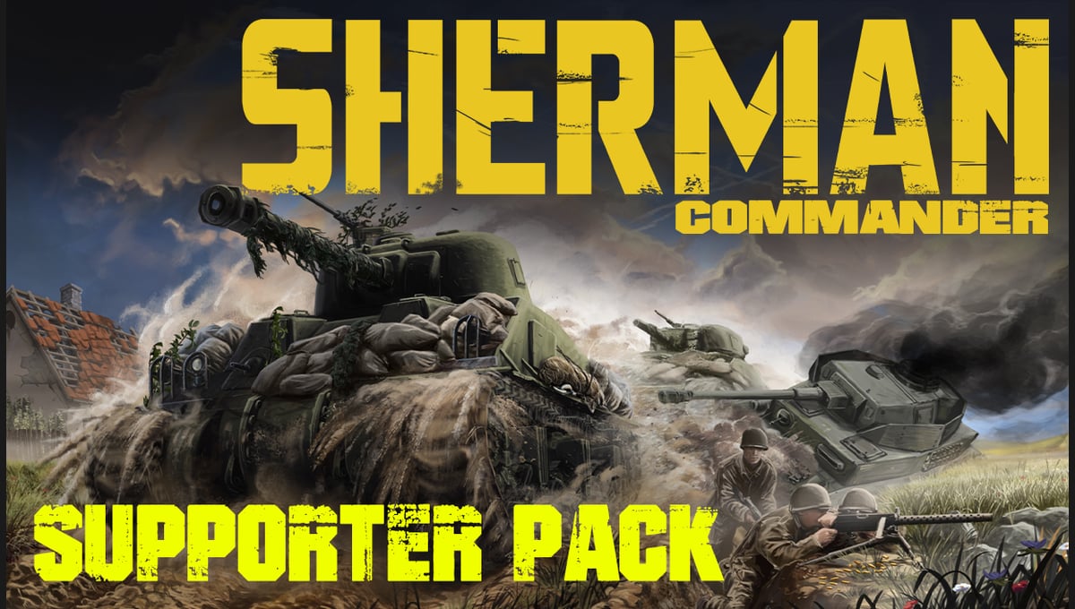 Sherman Commander - Supporter Pack