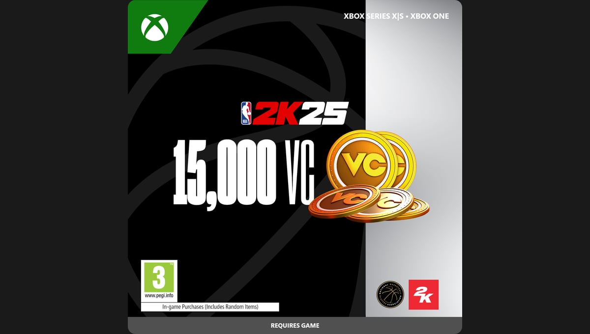 NBA 2K25 15,000 Virtual Currency Pack