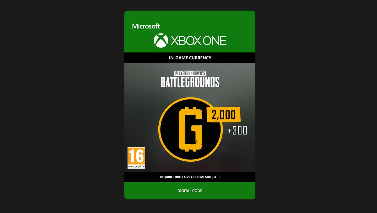 PLAYERUNKNOWN'S BATTLEGROUNDS 2,300 G-Coin