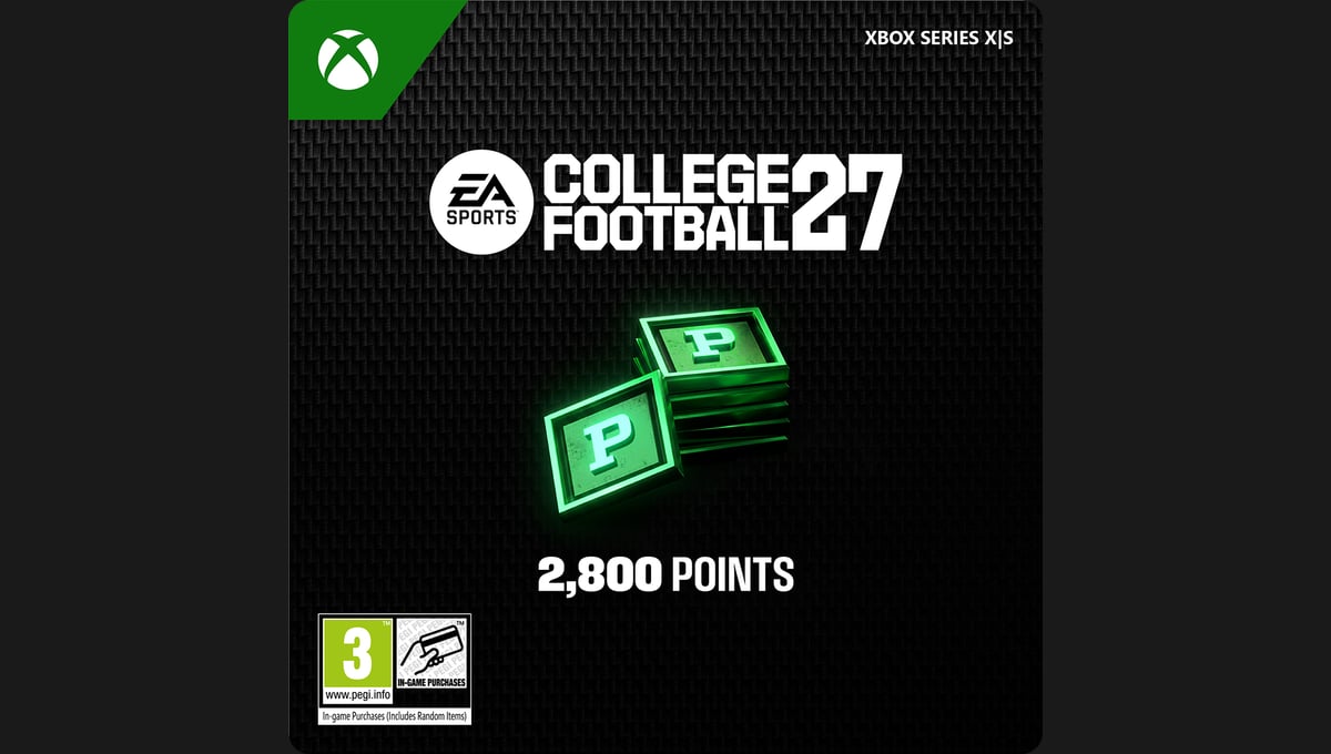 EA SPORTS™ COLLEGE FOOTBALL 27 2,800 POINTS PACK