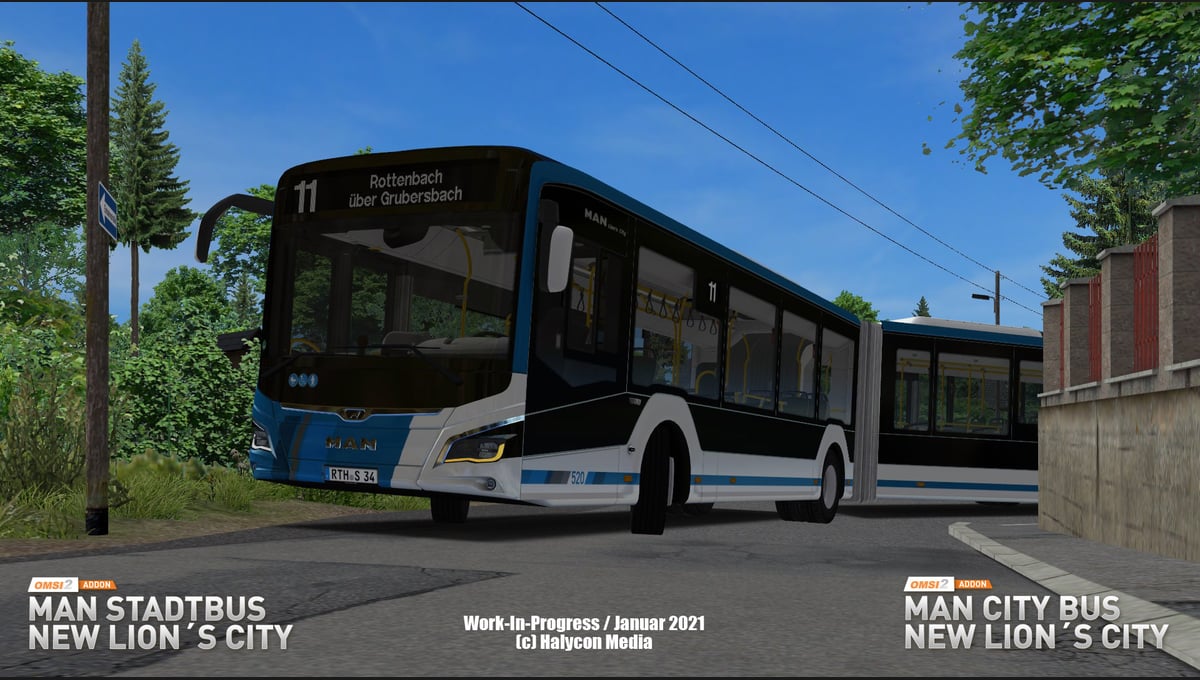 OMSI 2 Add-on MAN Stadtbus New Lion's City thumbnail 8