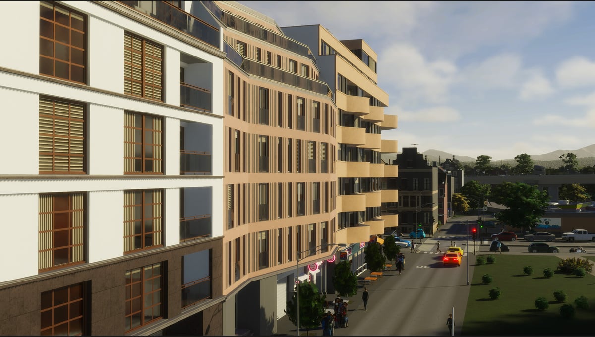 Cities: Skylines II - Creator Pack: Urban Promenades thumbnail 2