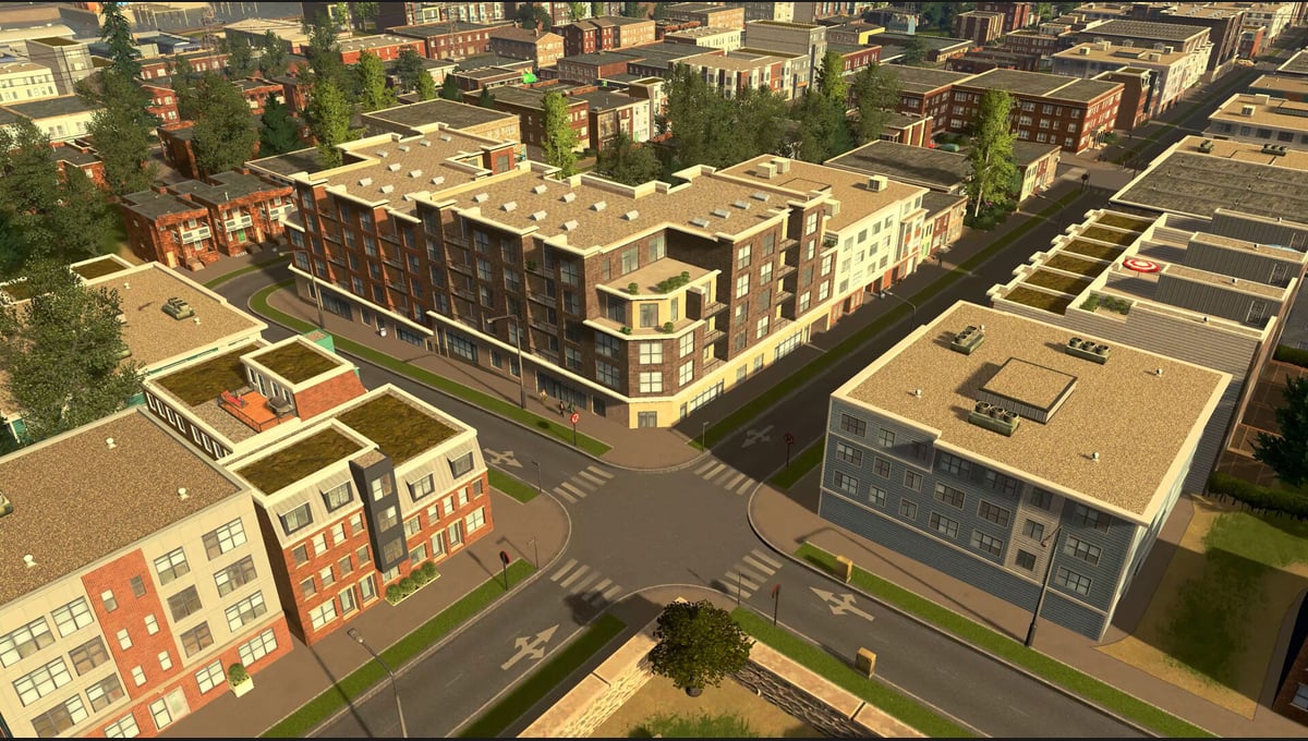 Cities: Skylines - Content Creator Pack: Emerging Downtown thumbnail 6