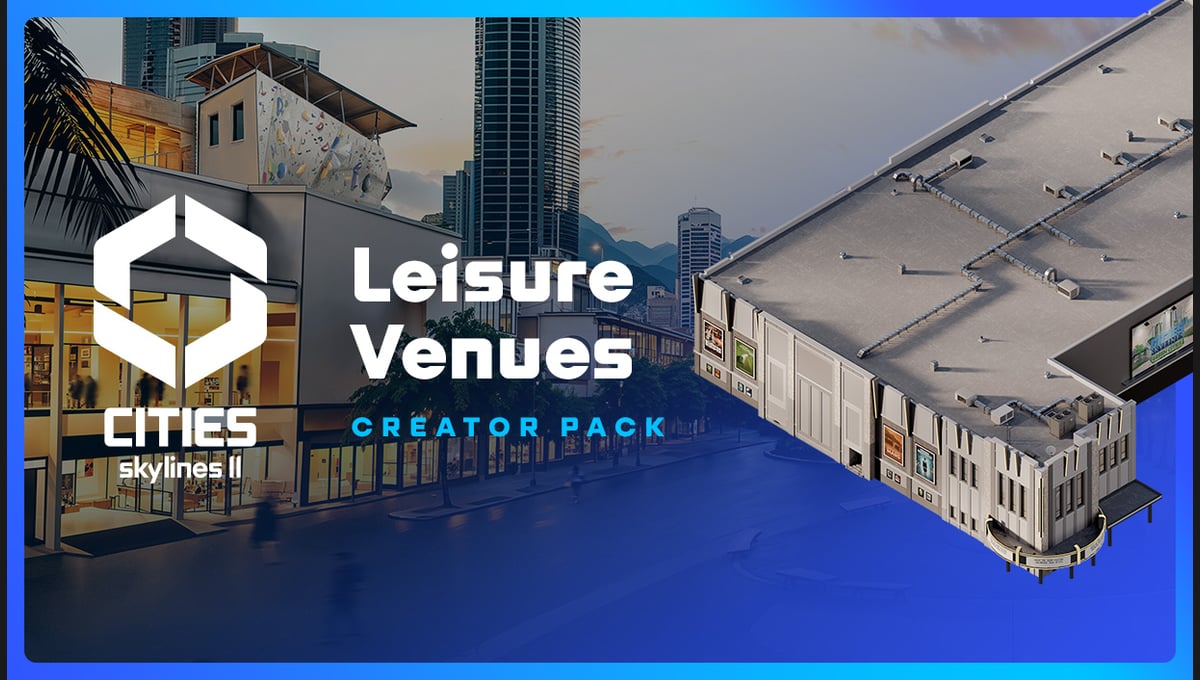 Cities: Skylines II - Creator Pack: Leisure Venues