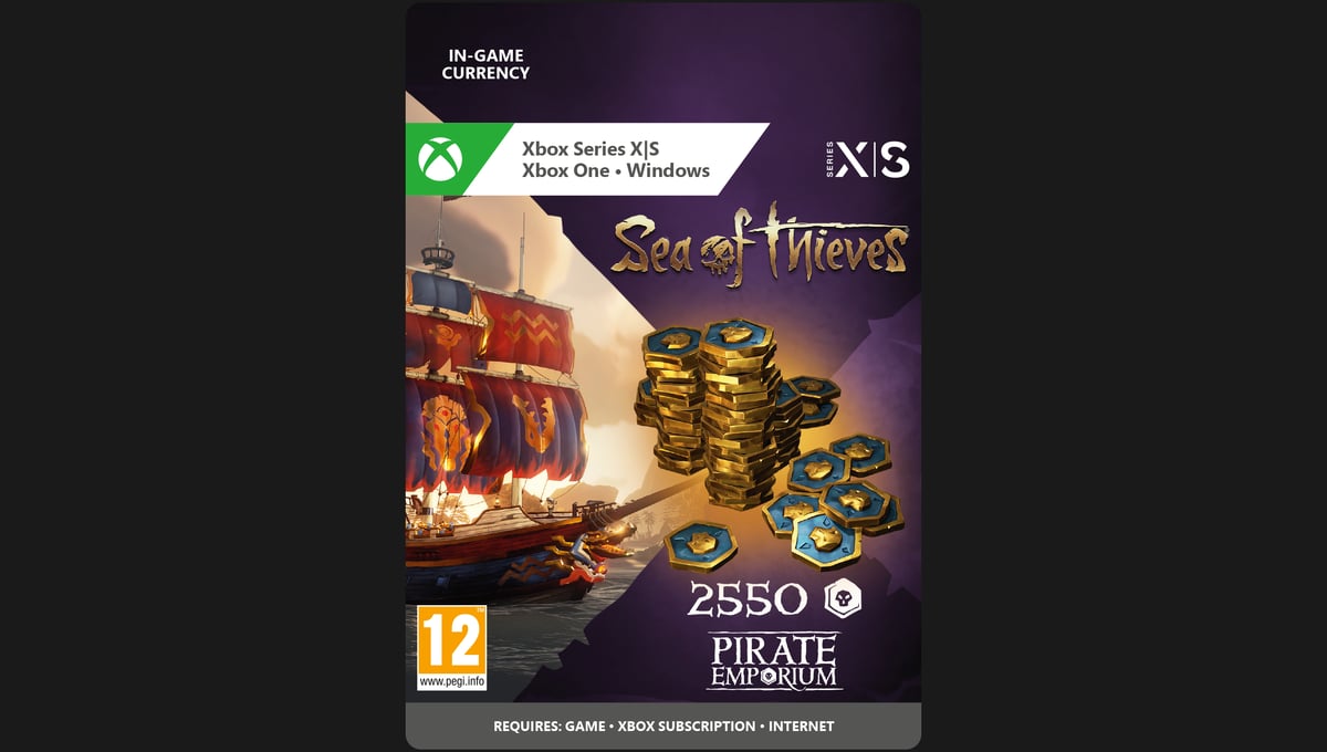 Sea of Thieves Captain’s Ancient Coin Pack – 2550 Coins