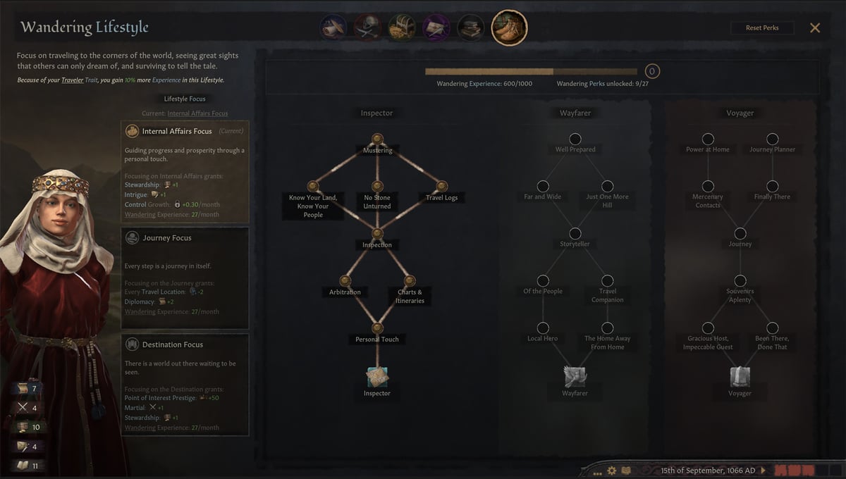 Crusader Kings III: Wandering Nobles