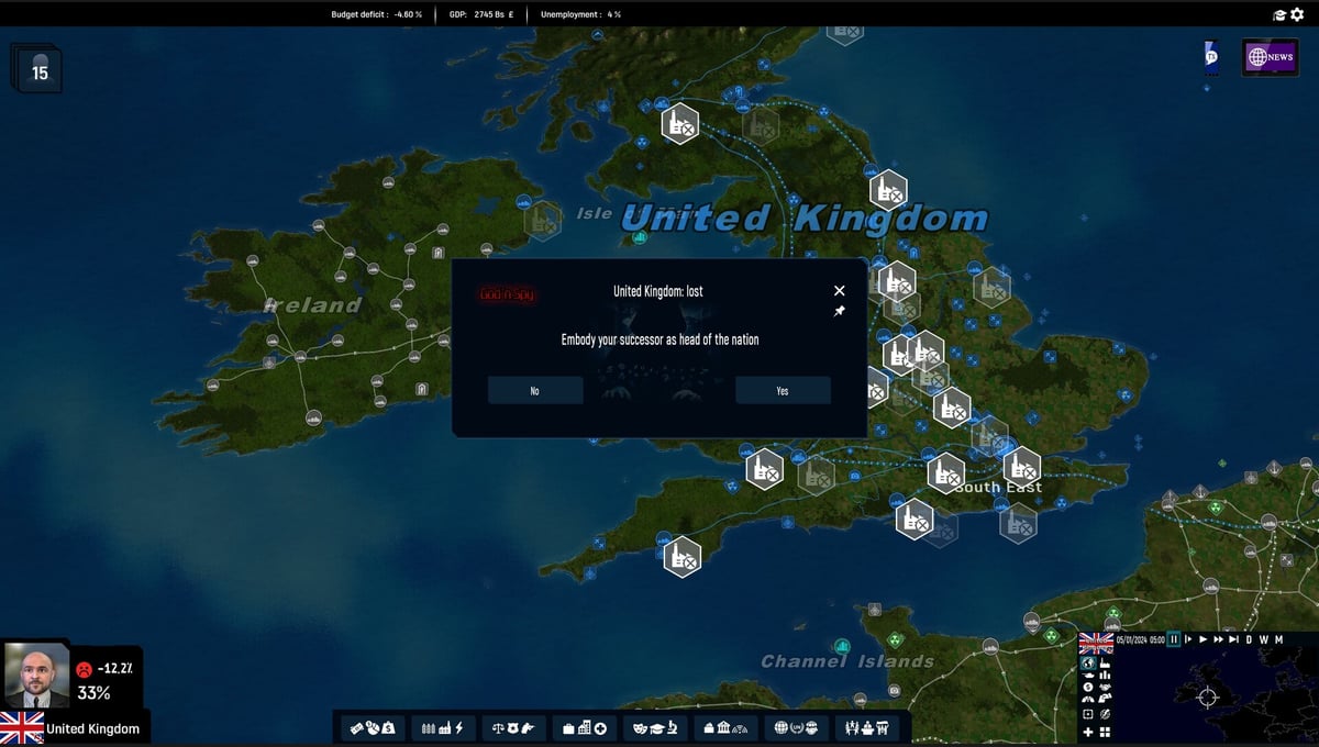 God'n Spy Add-on - Geo-Political Simulator 5 thumbnail 3