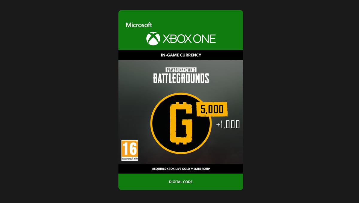 PLAYERUNKNOWN'S BATTLEGROUNDS 6,000 G-Coin