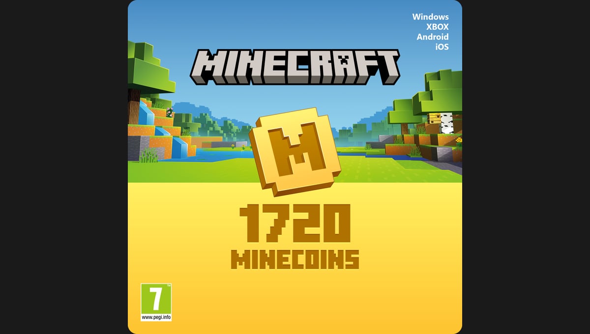 MINECRAFT MINECOINS PACK – 1720 MINECOINS