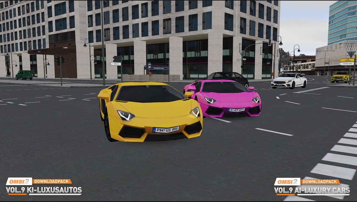 OMSI 2 Add-on Downloadpack Vol. 9 – KI-Luxusautos thumbnail 3