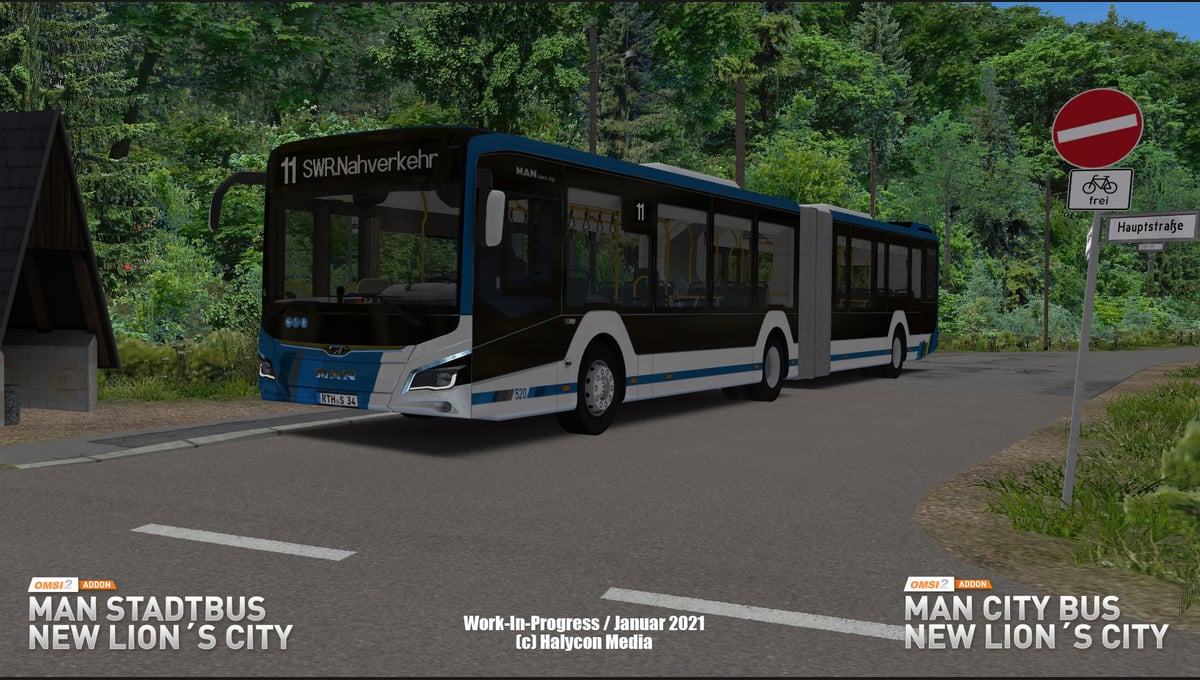 OMSI 2 Add-on MAN Stadtbus New Lion's City thumbnail 9