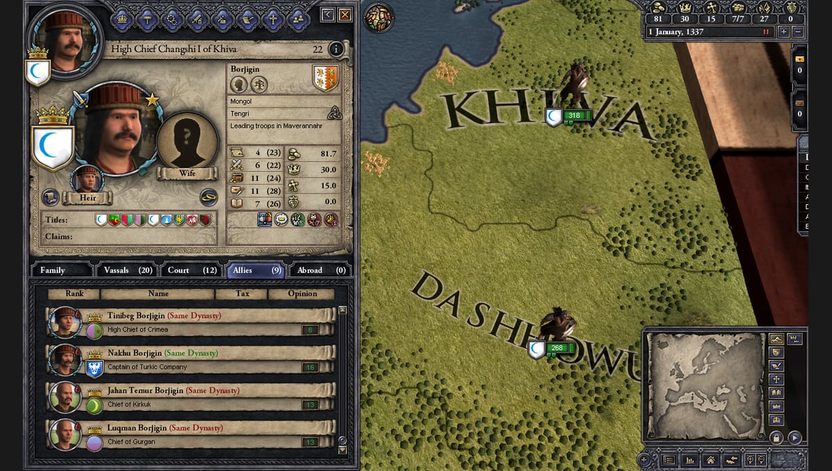 Crusader Kings II: Mongol Faces thumbnail 6