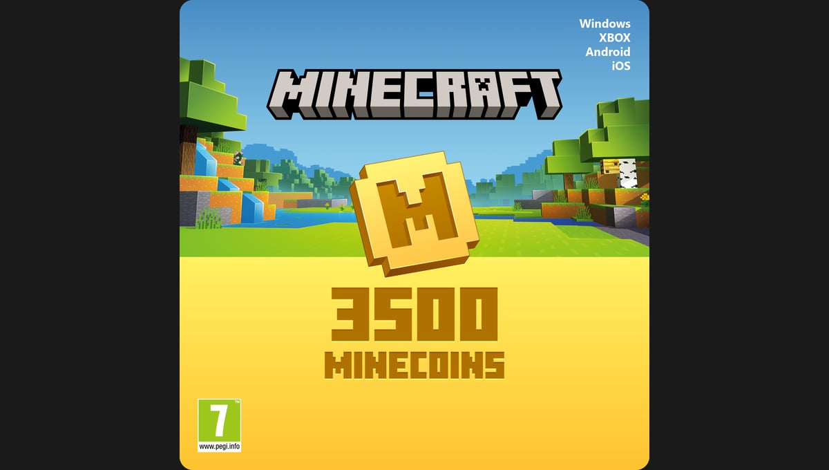 MINECRAFT MINECOINS PACK – 3500 MINECOINS