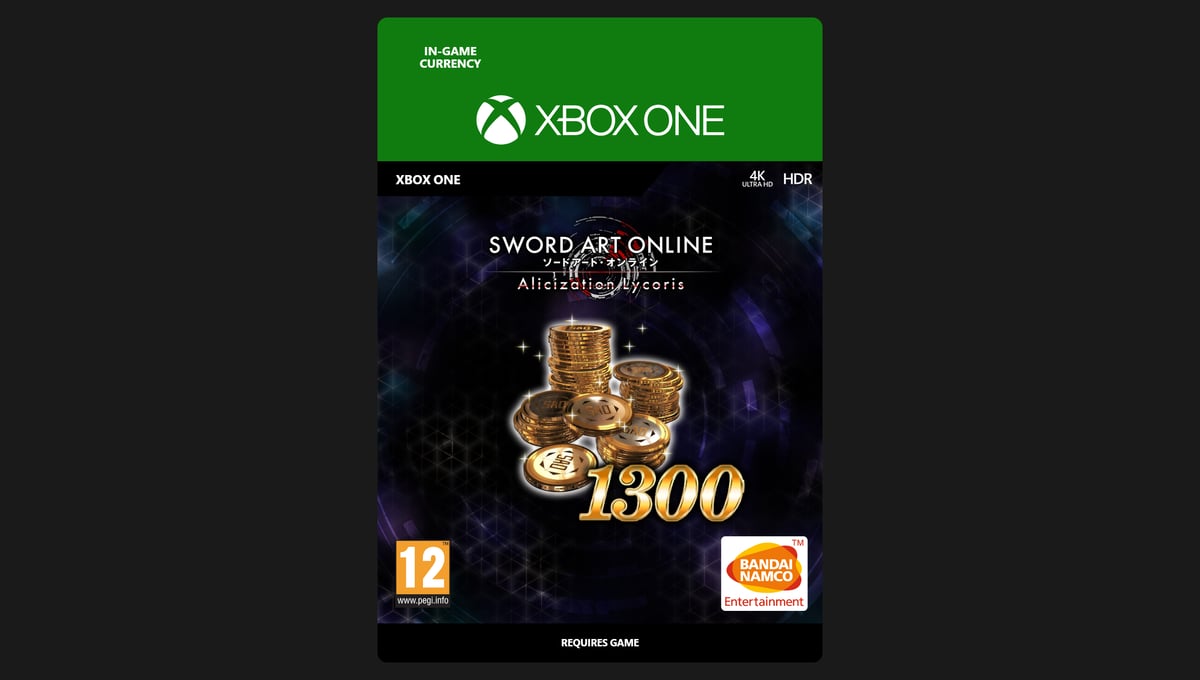 SWORD ART ONLINE Alicization Lycoris 1300 SAO Coins