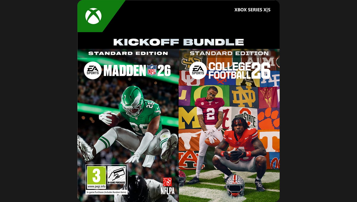 KICKOFF BUNDLE: EA SPORTS™ MADDEN NFL 26 AND EA SPORTS™ COLLEGE FOOTBALL 26
