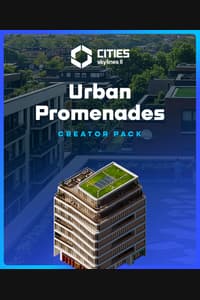Cities: Skylines II - Creator Pack: Urban Promenades